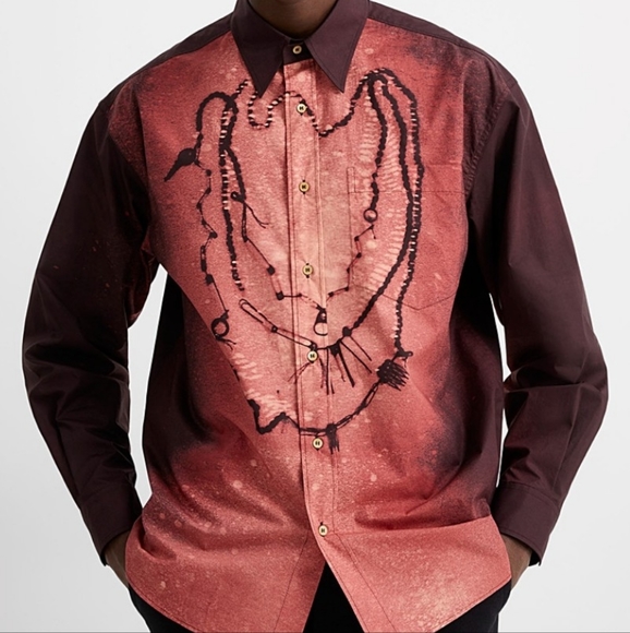 MARNI Treasure Print Cotton Shirt - Picture 1 of 8